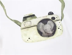 Name It bright white kamera t-shirt